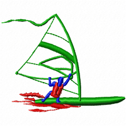 Boats Embroidery Design 5 Boats Embroidery Design 5